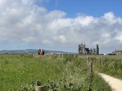 Approaching the Abbey